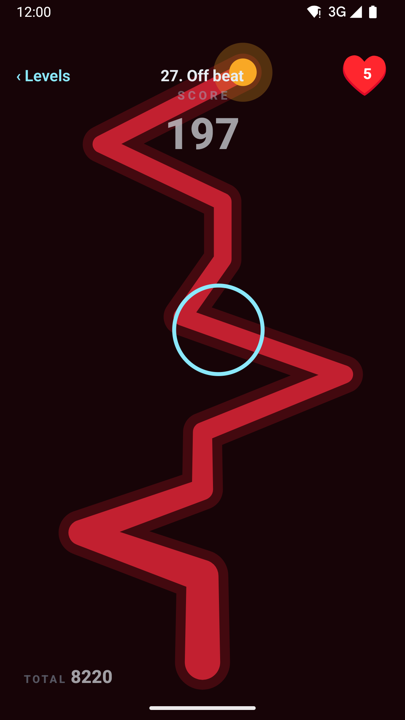 steadi level Tight squeeze: a narrow track threading between hairpin corners